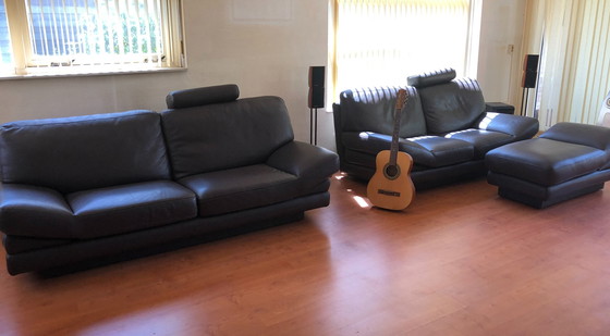 Image 1 of Italian design combi sofa set + which