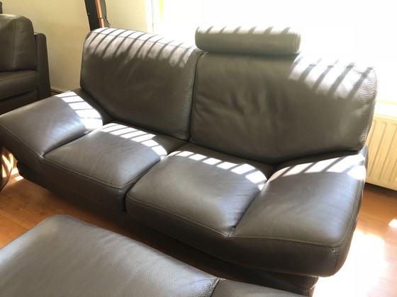 Image 1 of Italian design combi sofa set + which