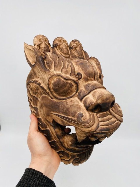 Image 1 of Tibetan Ritual Mask Wood