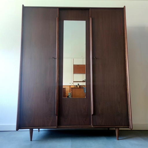Vintage three-door wardrobe