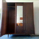 Vintage three-door wardrobe