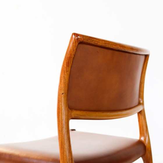 Image 1 of Niels Möller Model 80 rosewood chairs 1960s