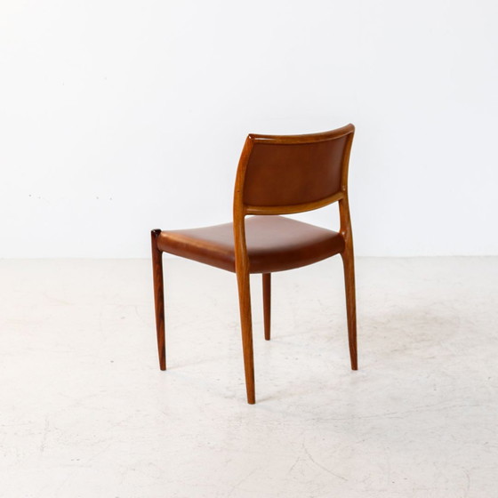 Image 1 of Niels Möller Model 80 rosewood chairs 1960s