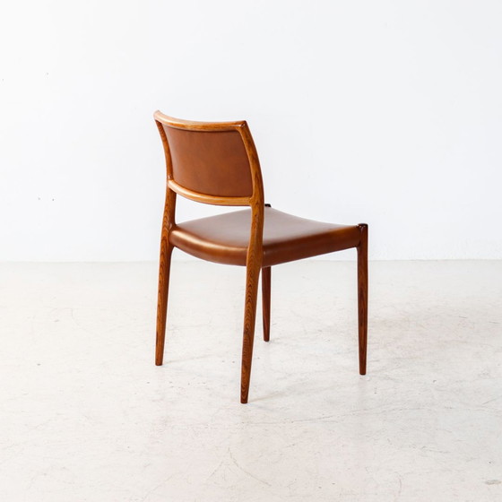 Image 1 of Niels Möller Model 80 rosewood chairs 1960s