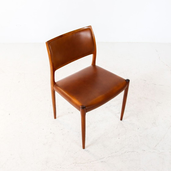 Image 1 of Niels Möller Model 80 rosewood chairs 1960s