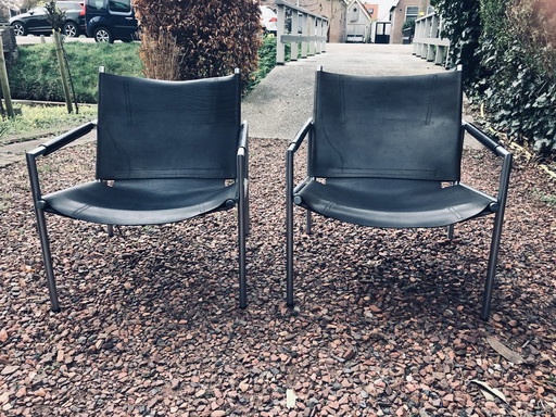 2x Fauteuil Martin Visser