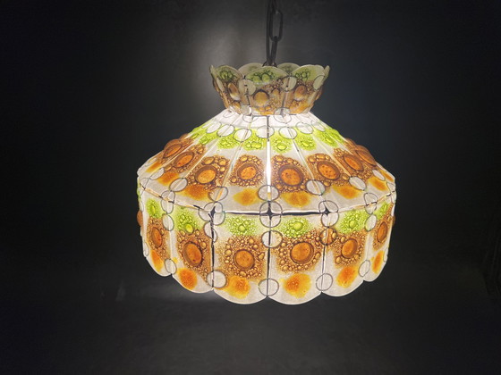 Image 1 of Felipe Derflinger glass lamp, swag lamp