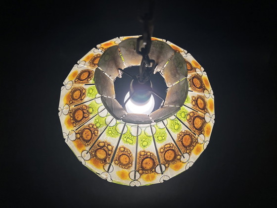 Image 1 of Felipe Derflinger glass lamp, swag lamp