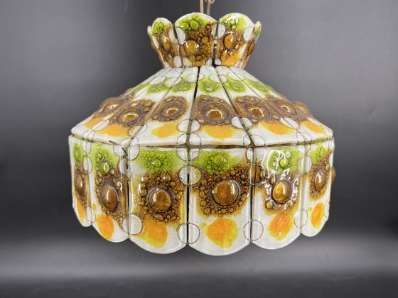 Image 1 of Felipe Derflinger glass lamp, swag lamp