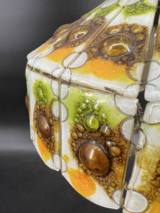 Image 1 of Felipe Derflinger glass lamp, swag lamp