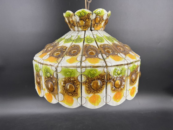 Image 1 of Felipe Derflinger glass lamp, swag lamp