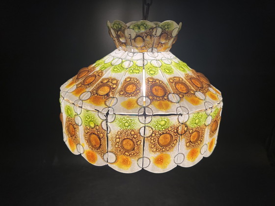 Image 1 of Felipe Derflinger glass lamp, swag lamp