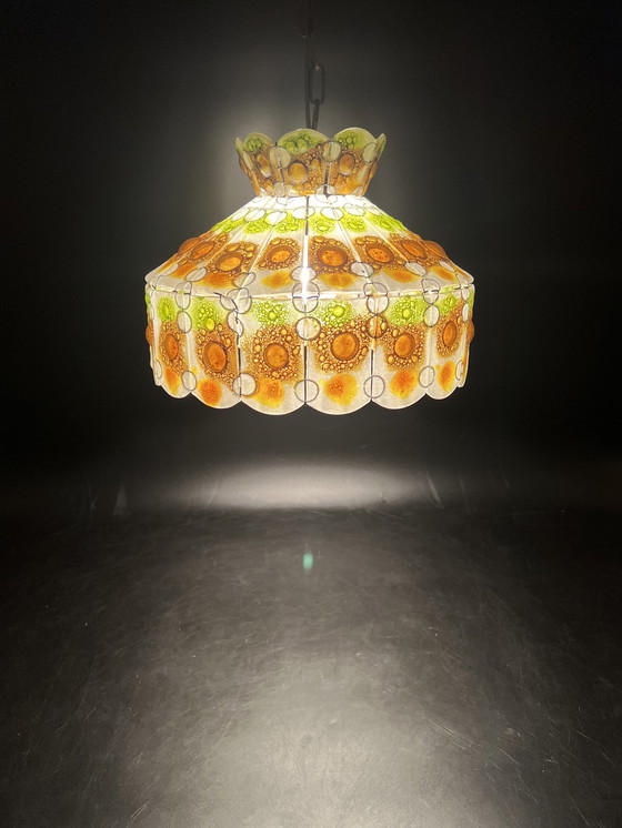 Image 1 of Felipe Derflinger glass lamp, swag lamp