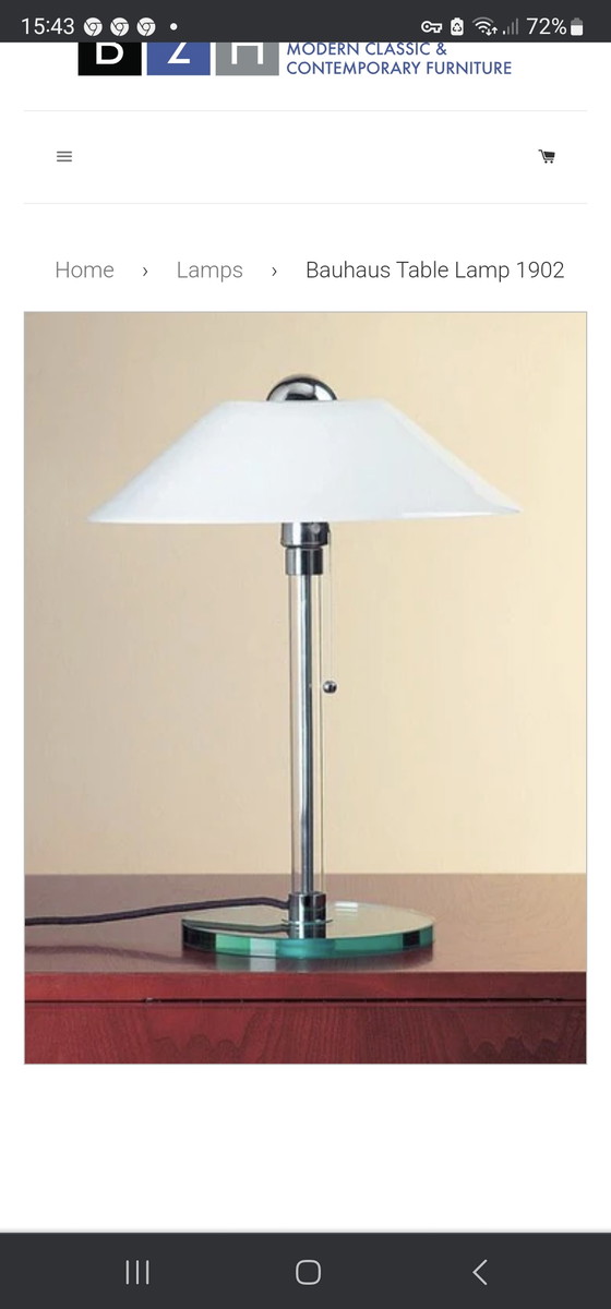 Image 1 of Bauhaus table lamp