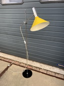 Vintage fishing rod lamp, 1970s 