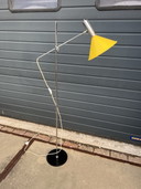 Vintage fishing rod lamp, 1970s 