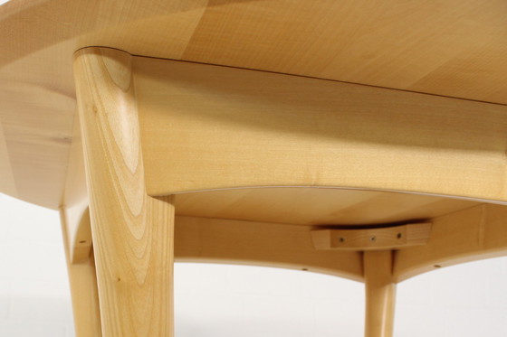 Image 1 of As new, Zoom by Mobimex, very high quality dining table made of solid ash wood