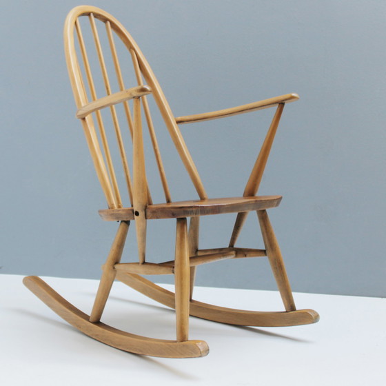 Image 1 of Ercol Small Rocking Chair by Lucian Ercolani