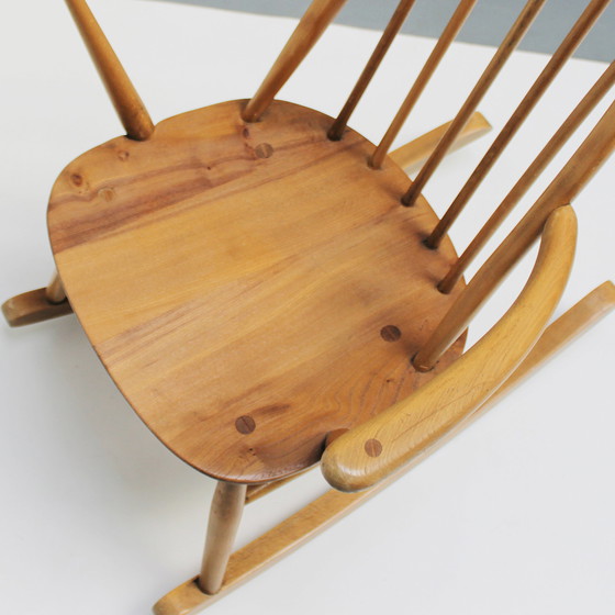 Image 1 of Ercol Small Rocking Chair by Lucian Ercolani