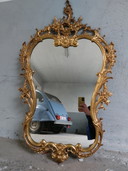 Gilded mirror baroque rococo