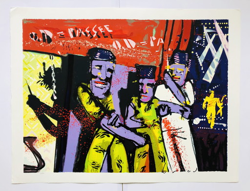 Herman Brood - OD = Passee - Screen printing