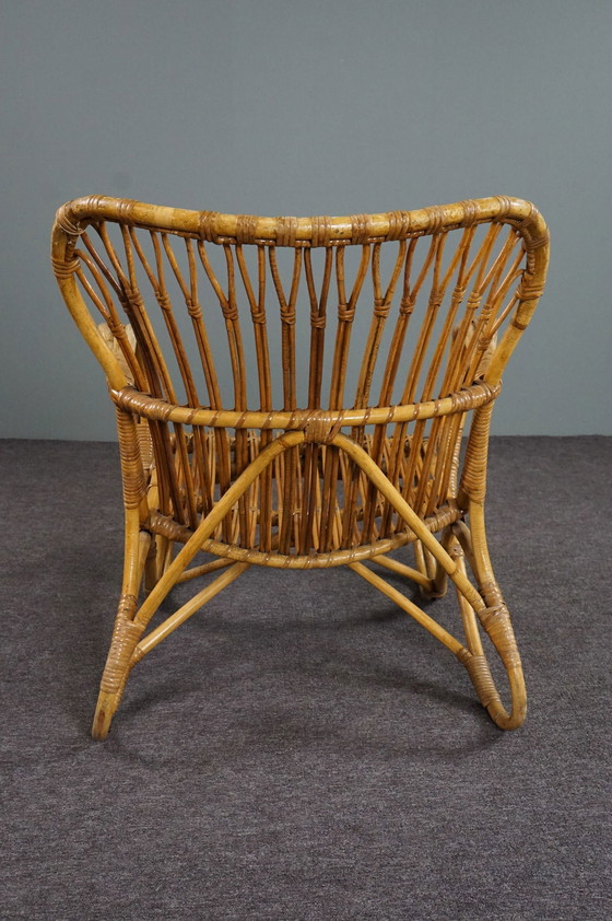 Image 1 of Rattan Dutch Design Style Belse 8 armchair, 1950