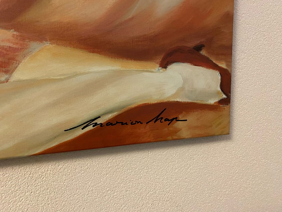 Image 1 of Zeefdruk op doek van Marion Nap