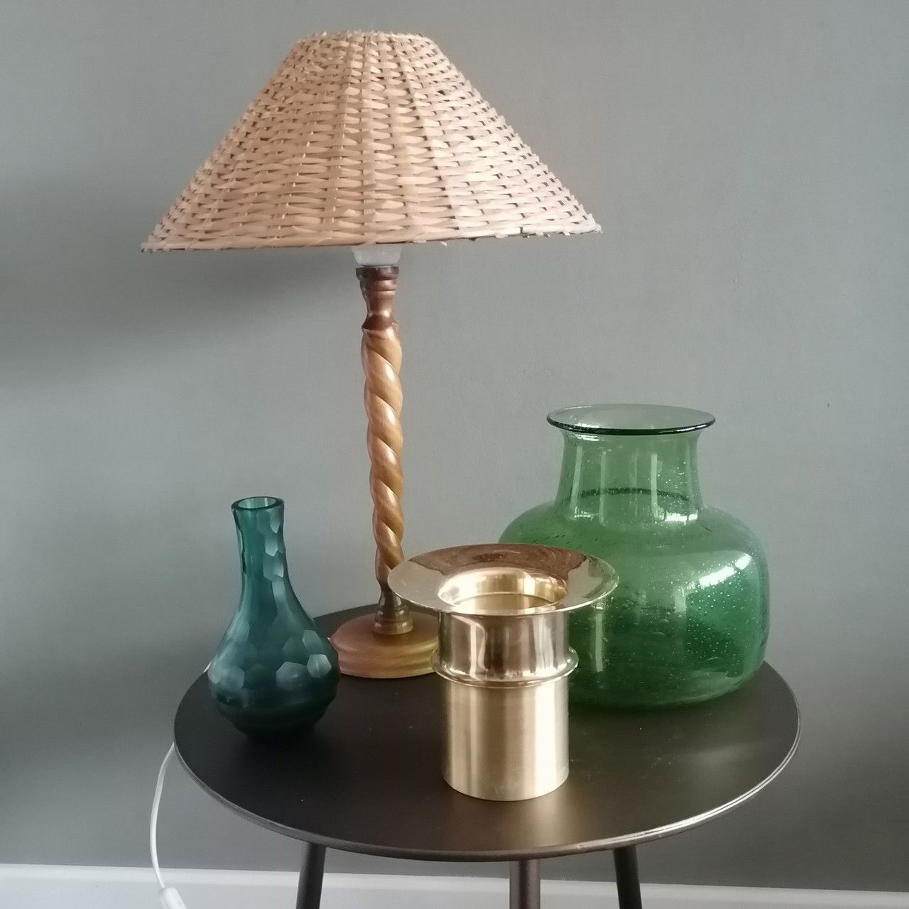 Lampe de table vintage Erik Frederiksen A/S Roskilde