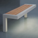 QC light factory Q.Neo bench (with backrest)