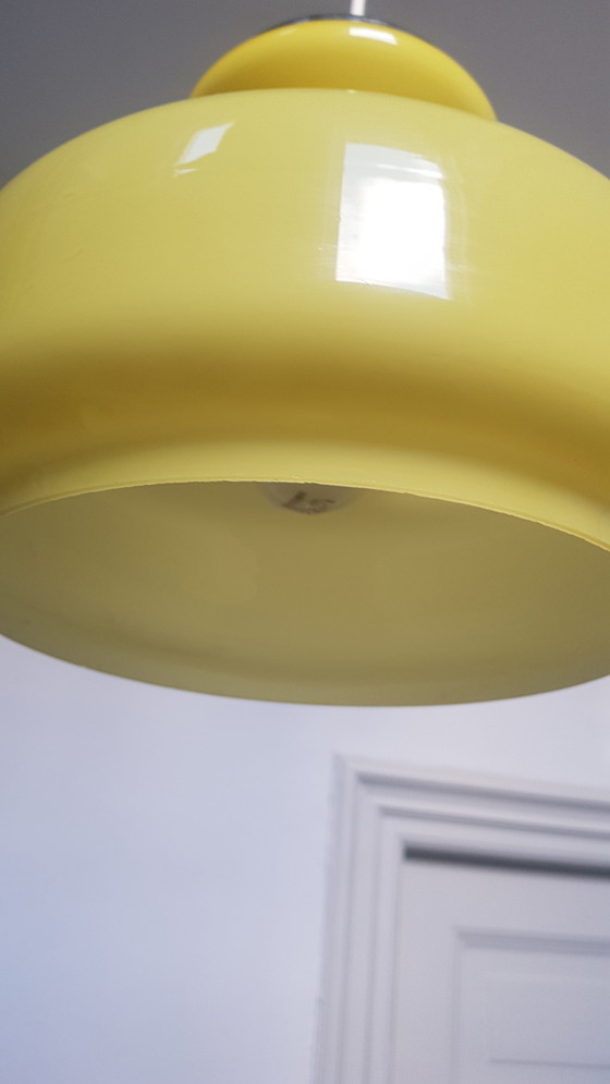 Image 1 of Lampada a sospensione in vetro vintage