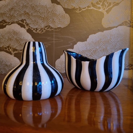 Velten Vordamm ceramic bauhaus vases