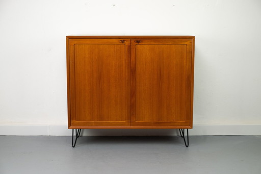 Danish Teak Cabinet by H.W. Klein for Bramin, 1960s