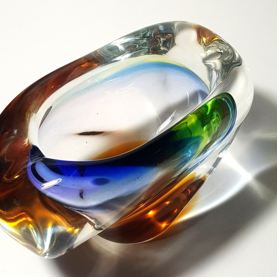 Image 1 of Novy Bor Glassworks Art Glass bowl