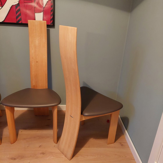 Image 1 of 4x Van den Berghe Sculptural chairs