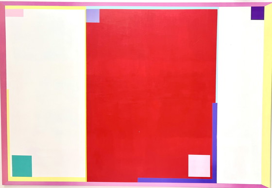 Image 1 of Ernst Klein - Composition in Red