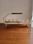 Vintage Glass Rack Glass Rack Shot Glass Shot Glasses 