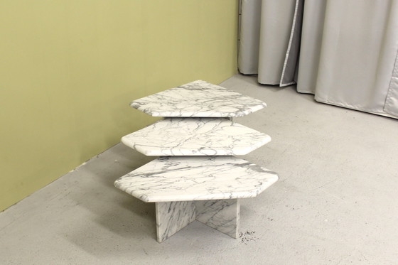 Image 1 of 3x vintage side table