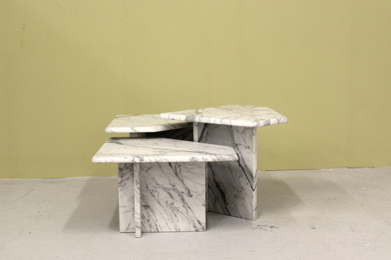 Image 1 of 3x vintage side table