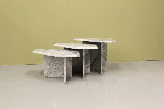 Image 1 of 3x vintage side table