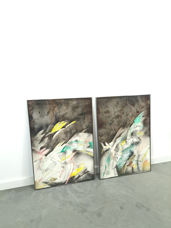 Image 1 of Set dipinto acquerello Jose Luis Pineda