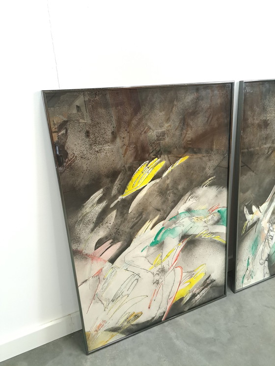 Image 1 of Set dipinto acquerello Jose Luis Pineda