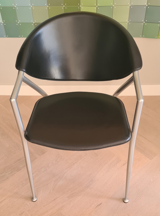 Image 1 of 8x Calligaris dining room chairs