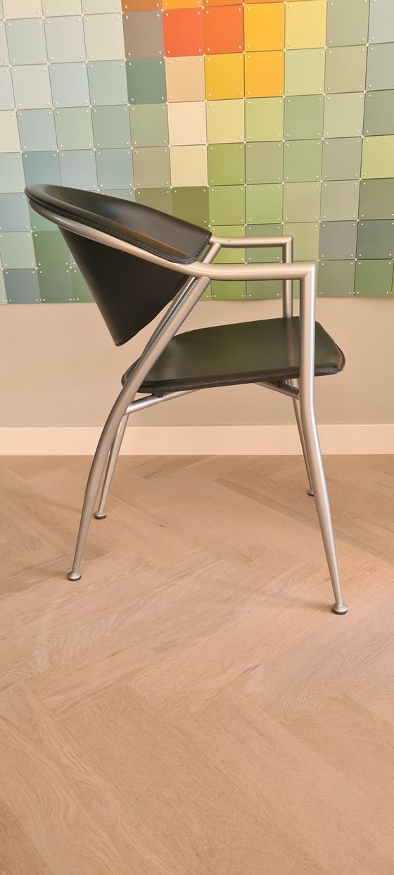 Image 1 of 8x Calligaris dining room chairs