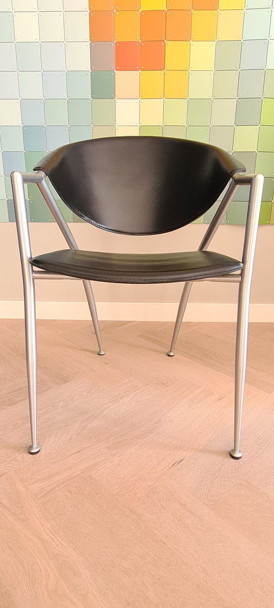 Image 1 of 8x Calligaris dining room chairs