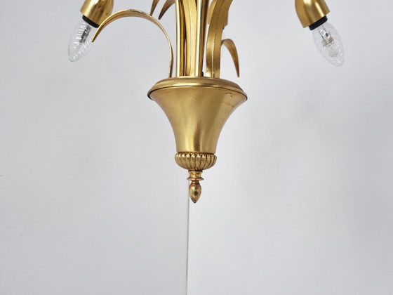 Image 1 of Brass pineapple chandelier, 1970s