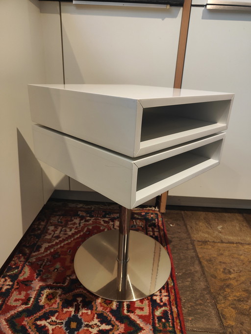 Vintage cubic side table