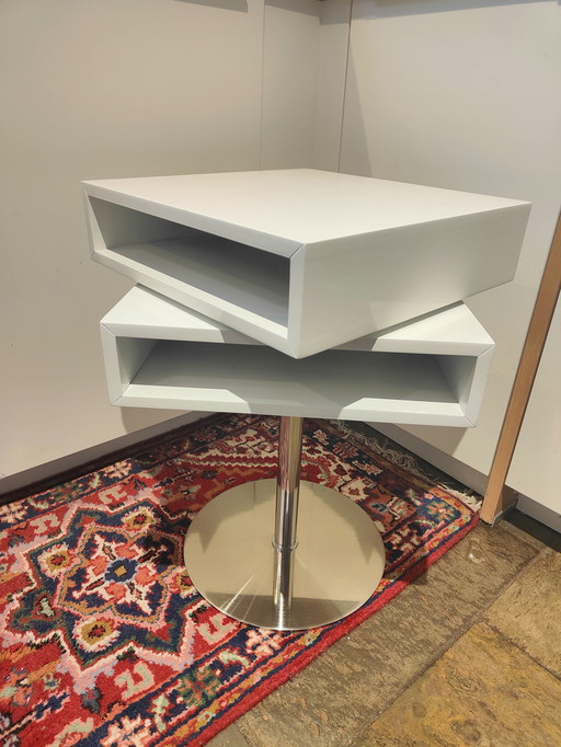 Vintage cubic side table