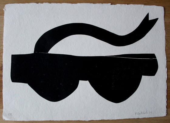 Image 1 of Klaas Gubbels: Woodcut - 2014