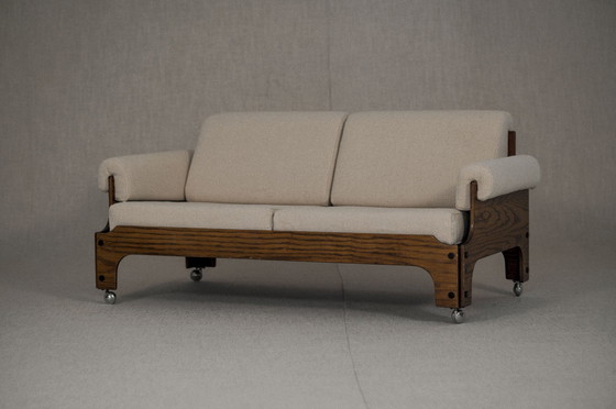 Image 1 of Model ‘SZ 85’ two seat sofa by Jan Pieter Berghoef for 't Spectrum 1968