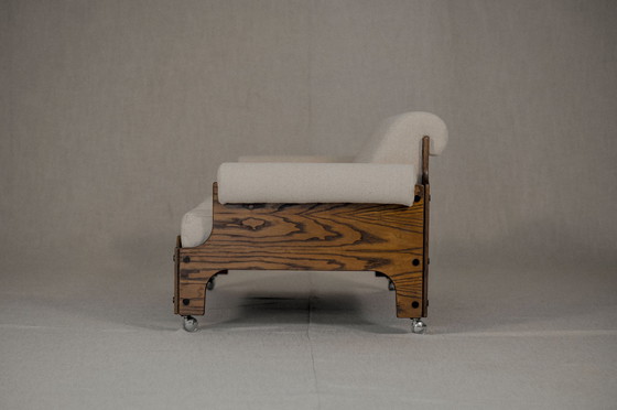 Image 1 of Model ‘SZ 85’ two seat sofa by Jan Pieter Berghoef for 't Spectrum 1968